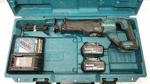 【1円スタート！】マキタ makita 充電式レシプロソー JR187D バッテリー2個付き 動作良好 A0186