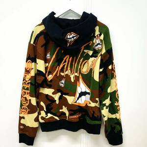 ほぼ新品 CHROME HEARTS MATTY BOY Camo Hoodie カモ柄 パーカー クロムハーツ SIZE M F1153