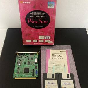 K548　QVISION　Win＆DOSサウンドボード　Wave Star 箱、説明書、保証書、ドライバーディスク付 新品電解コンデンサ交換済 動作確認済　　