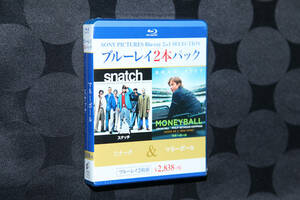 未開封 新品 正規品 セル版 Blu-ray 2作品セット スナッチ マネーボール ガイ・リッチー ベネット・ミラー ブラッド・ピット 日本語吹替