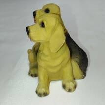 イヌの置物 2頭の犬 洋風 犬 いぬ 小物 飾り 約W7.5×D6×H6.5cm 【4181】_画像3