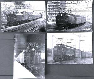 ★★ 鉄道写真 (Ｌ、２Lサイズ相当) 東北本線 EF57、EF58型 ブルトレ、急客、荷客など 1976-1978年(昭和51-53年)撮影③ ★★