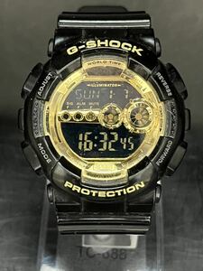 G-SHOCK カシオ ジー ショック 腕時計 デジタル 3263ブラック ゴールド GD-100GB