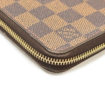 LOUIS VUITTON ルイヴィトン ダミエ ジッピーウォレット N60015 旧型_画像4