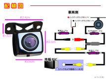 送料無料/カロッツェリア/AVIC-VH99 AVIC-ZH0099 AVIC-ZH99/バックカメラ/バックカメラ変換ハーネスセット/高画質/軽量/RD-C100/PBK2B2_画像3