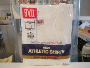 未使用★昭和レトロ★BVD ATHLETIC コットン100% ランニング タンクトップ★肌着 下着 旧車 ヤンキー スポーツ ゲイ 運動