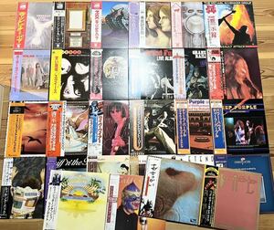 LP All帯付 HardRock レコード 68枚セット/Pink Floyd,Janis Joplin,Jeff Beck,EL&P,Queen,Deep Purple,Cheep Trick,Wishbone Ash,GFR他obi