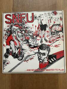 LP盤 SNFU Society's No Fucking Use 1st ...AND NO ONE ELSE WANTED TO PLAY 1984年盤 U.Sハードコア オリジナル盤 ジャケット折れ有り 