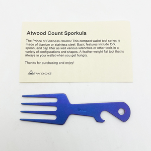 Peter Atwood Count Sporkula チタン フォーク　パープル / ピーター アトウッド TAD GEAR EDCツール maratac マラタック