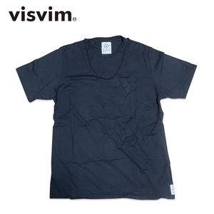 [中古・ヴィンテージ] VISVIM ビズビム BEADS TEE S/S ビーズ Tシャツ ブラック サイズXL