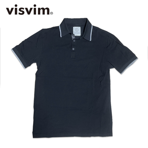 [中古・ヴィンテージ] VISVIM ビズビム GIZA45 POLO S/S ポロシャツ ブラック サイズL