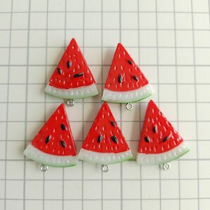 （No.7）スイカ すいか ハンドメイド パーツ スイーツ