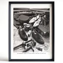 LA CORDONNERIE ANGLAISE コルドヌリアングレーズ 1989年 (仏) シューメーカー フランス ヴィンテージ 広告 額装品 フレンチ ポスター 稀少_画像1
