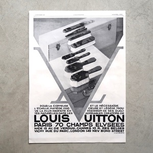 LOUIS VUITTON ルイヴィトン PARIS 1929年 フランス アンティーク 広告 ヴィンテージ コレクション インテリア フレンチ ポスター 稀少