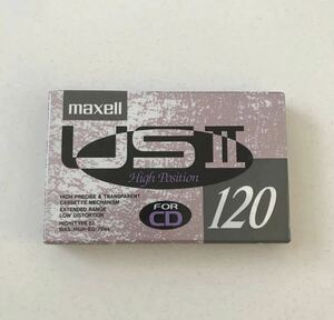 【未開封品】maxell マクセル USⅡ 120 for CD HIGH POSITION/カセットテープ カセット テープ ハイポジ ハイポジション