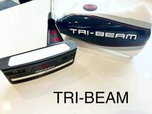 ★極美品ほぼ未使用★ ODYSSEY オデッセイ TRI-BEAM トライビーム DW ダブルワイド パター カバー付き_画像1