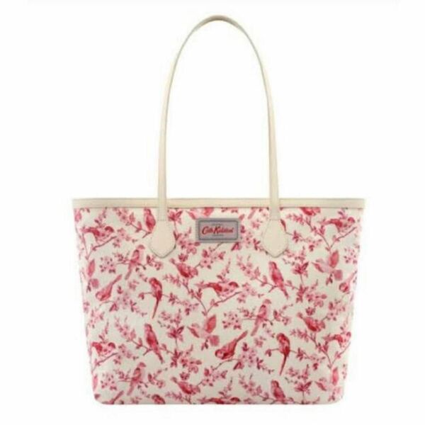 キャスキッドソン トートバッグ バード ブリティッシュバーズ Cath Kidston 小鳥 クラシックトート 新品 レディース