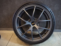 BBS RI-A マットグレイ/MICHELIN PILOT SPORT 205/40ZR18 4本セット RI-A015 18×8.0J/8J 5/112 +45 MGR 鍛造_画像3