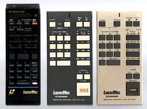 PIONEER LaserDiscのリモコン３種