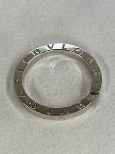 １円スタート！BVLGARI　ブルガリ　BBキーリング　ブルガリブルガリキーリング　SV　シルバー