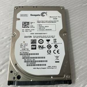 SEAGATE 11442時間 ST320LT020-9YG142 2.5インチ 320GB 7200rpm 7mm厚　送料込み価格で安心。