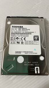 TOSHIBA　30912時間　MQ01ABD075　2.5インチ 750GB 5400rpm 9mm厚　送料込み価格で安心。