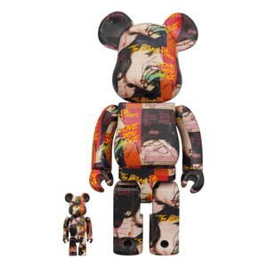 未開封品/メディコム・トイ(MEDICOMTOY)/ベアブリック(BE@RBRICK)/Andy Warhol × The Rolling Stones“Love You Live”/100%&400%