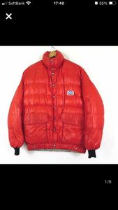 マウンテンイクイップメント MOUNTAIN EQUIPMENT ダウンジャケット ANNAPURNA アンナプルナ ヴィンテージ 80’S M 赤 名品 レア 希少