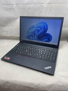 #Y00155 Lenovo ※ジャンク※ ThinkPad E585 (Ryzen 5 2500U /8GB /128GB SATA SSD /15.6 HD) ※画面暗め※