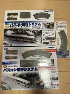 動力ユニット不動、付属品は一部欠品、「ワイドトラム用のストラクチャー」と割り切って下さい！トミーテック バスコレ走行システム