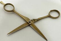 美品　KIKUI SCISSORS キクイシザーズ　ゴールデン　仕様　シザー ハサミ鋏 はさみ 美容師・理容師 希少_画像7