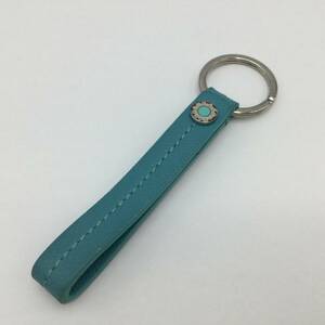 BB95□ キーホルダー Tiffany&Co. ティファニー キーリング キーストラップ ブルー系 アクセサリー 小物 現状品 □