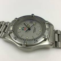 RR55■＜QZ/稼働＞腕時計 TAG HEUER タグホイヤー プロフェッショナル 962.213R クォーツ 純正ベルト 現状品 ※ベルト取れ ■_画像7