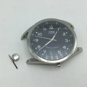 GG137■＜ジャンク＞腕時計 本体のみ ORIS オリス 633 7504 メンズ 自動巻 デイト 裏スケ 現状品 ※リューズ取れ、不良箇所有り ■ 