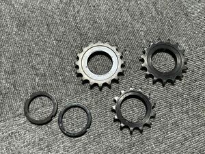 中古 DURA ACE トラック コグ 13t 15t 16t ロックリング付き デュラエース 