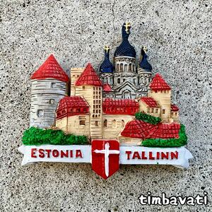 ☆新品☆【エストニア】タリン　スーベニア マグネット　お土産 コレクション　Estonia