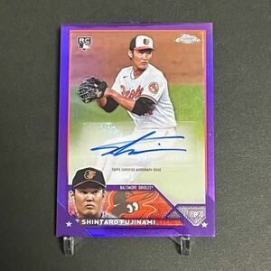 【250枚限定】藤浪晋太郎直筆サインカード 2023 Topps Chrome Update AC-SF