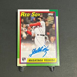 吉田正尚直筆サインカード　 2023 Topps Archives 90FF-MY Fan Favorite On Card Autogragh Masataka Yoshida ルーキーオンカードオート