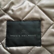 ★【 MEN'S MELROSE 】★ ナイロン キルティングハーフジャケット★サイズ4★O751_画像4