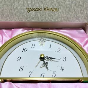 【新品未使用】TASAKI クォーツアラーム　置時計　田崎真珠