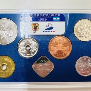 平成10年/1998年 FIFA ワールドカップ初出場記念 貨幣セット まとめて6個セットの画像3