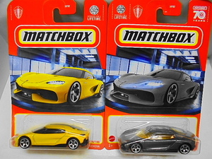 MATCHBOX 2021 ケーニグセグ ジェメーラ 2台セット ミニカー マッチボックス