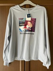 (新品未使用) ディズニー　不思議の国のアリス長袖Tシャツ