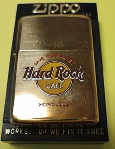 送料無料☆ZIPPOハードロックカフェHard Rock CAFE☆HONOLULU☆1989年製☆未使用