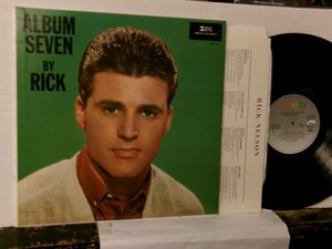 ▲LP RICKY NELSON リッキー・ネルソン / ALBUM SEVEN BY RICK 国内盤 キング K22P-134 OLDIES◇r60106