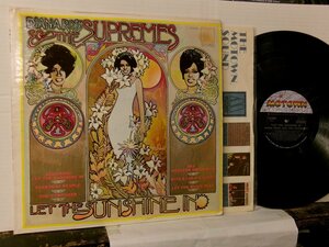 ▲LP DIANA ROSS & THE SUPREMES / LET THE SUNSHINE IN ダイアナ・ロス＆ザ・シュープリームス US盤 MOTOWN MS 689 ◇r60115