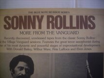 ● 輸入USA盤ダブルジャケ 2LP SONNY ROLLINS /MORE FROM THE VANGUARD ソニーロリンズ ブルーノート BLUE NOTE BN-LA475-H2 ◇r60107_画像4