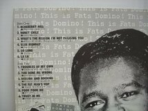 [LP] ファッツ・ドミノ / ジス・イズ・ファッツ・ドミノ ブルーベリーヒル ブルーマンデイ THIS IS FATS DOMINO LAX 315(M) ◇r60109_画像3