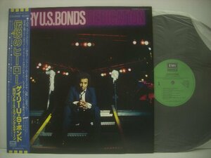 ■ 帯付 LP 　ゲイリーU.S.ボンド / 伝説のヒーロー いかしたあの娘 GARY U.S.BONDS 1981年 EYS-81430 ◇r60118