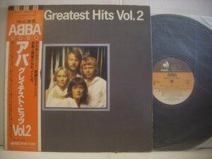 ● 帯付 ダブルジャケ 　LP アバ / グレイテスト・ヒッツ ダンシングクイーン ABBA GREATEST HITS VOL.2 DSP-5113 ◇r60126